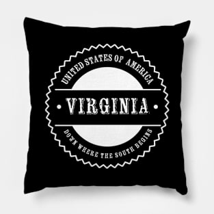 Virginia State Pillow