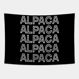 Alpaca Lover Funny Gift Tapestry