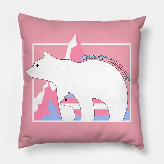 Protect Trans Kids Pillow by Pridish