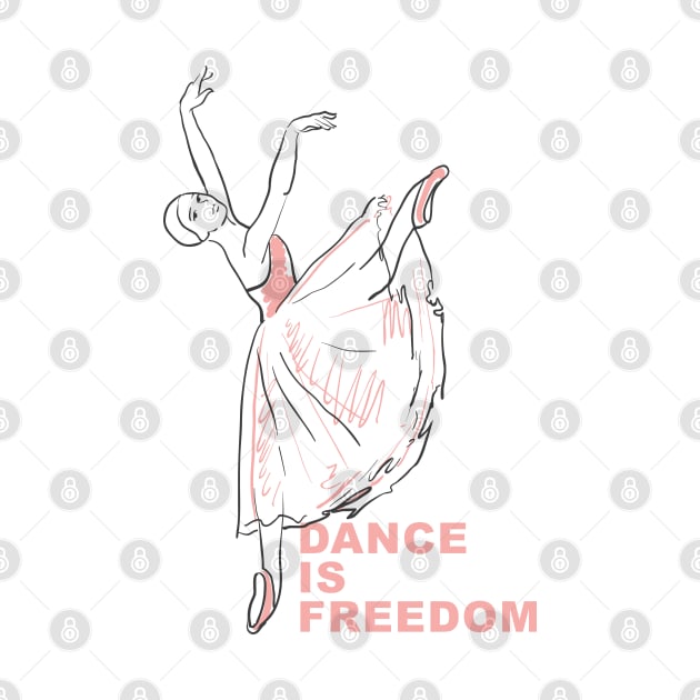 Dance is freedom by Olga Berlet