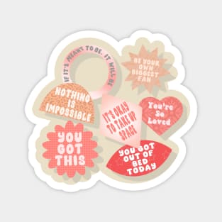 Positive Affirmation Patches Magnet