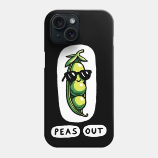 Green Peas out Peace out Phone Case