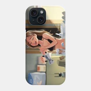 I cannot wait for the coffe to be made Phone Case