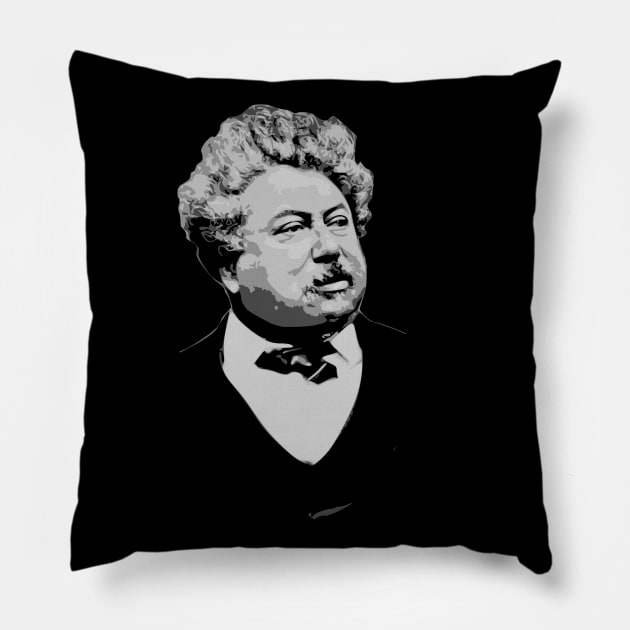 Alexandre Dumas Pillow by Nerd_art