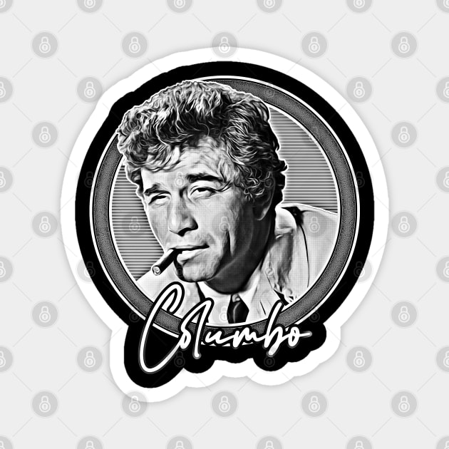 Columbo / Retro TV Fan Design Magnet by DankFutura
