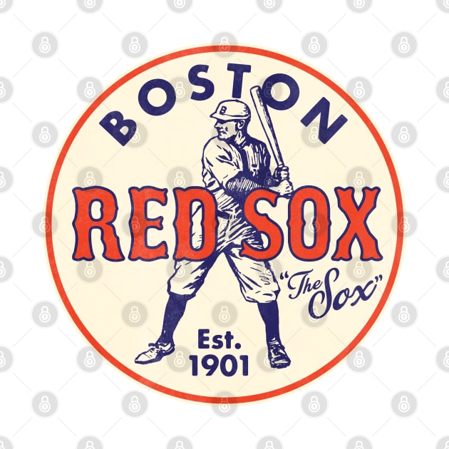 Old Style Boston Red Sox by Buck Tee by Buck Tee