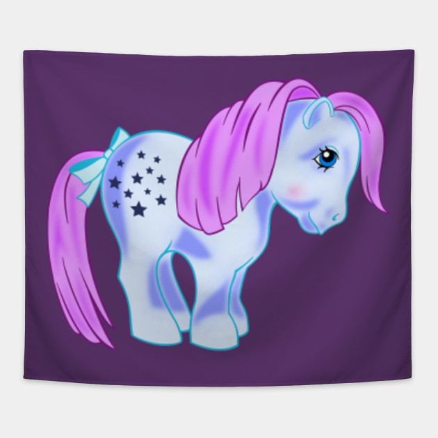 G1 My Little Pony Collector Blue Belle My Little Pony Tapestry