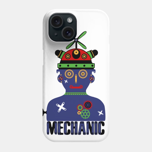 Mechanic Phone Case by Frenzy Fox