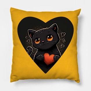 Cat love Pillow