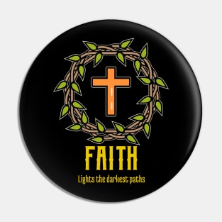 Faith lights the darkest paths spiritual prayer Pin