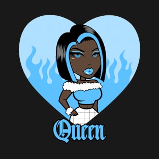 Queen Doll girl Light Blue v3.3 T-Shirt