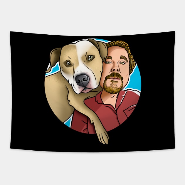 Pitbull Buddy Tapestry by Beauty Immortal