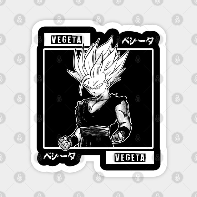 Vegeta 4 Magnet by kenyangsekali