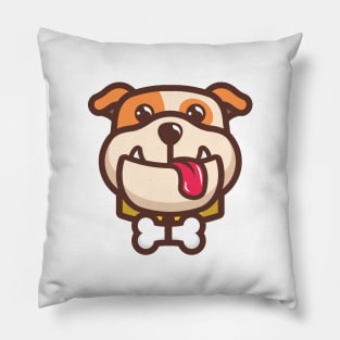 Bulldog cute Pillow