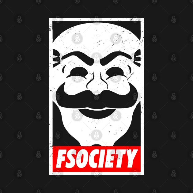 Fsociety Vintage by O O Screen