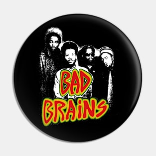 Bad brain stencil design Pin