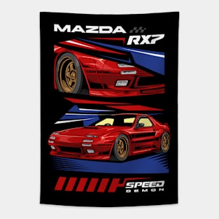 RX7 1989 JDM Car Tapestry