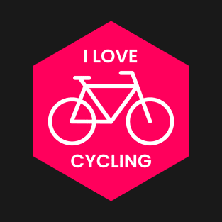 Mountain Cycling Bike Bicycle Biking Lover Pink T-Shirt