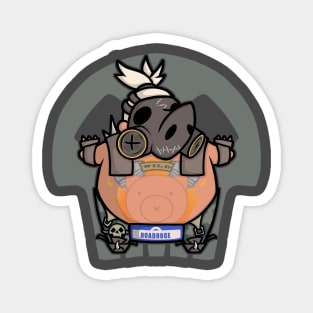 Apocalyptic Pig Magnet