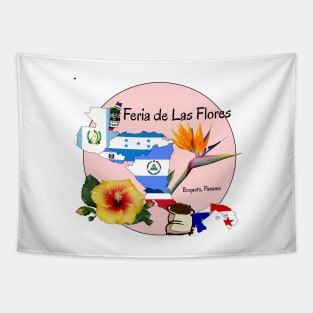 Boquete Panama Flower Festival Tapestry