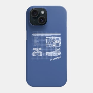 Missle Vehicle Blueprints Phone Case