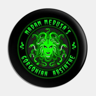 MADAM MEDUSA - GORGONIAN ABSINTHE Pin