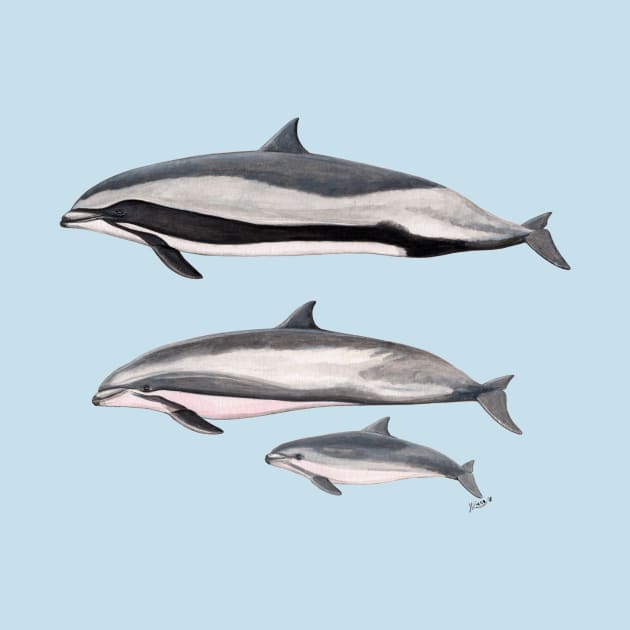 Fraser´s dolphins by chloeyzoard