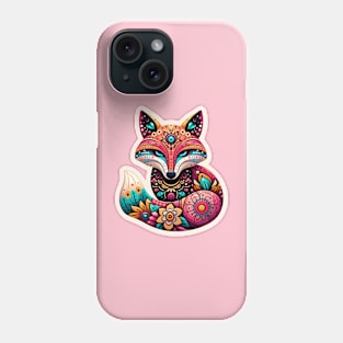 Boho Fox Design, Cottagecore Phone Case