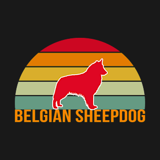 Belgian Sheepdog Vintage Silhouette T-Shirt