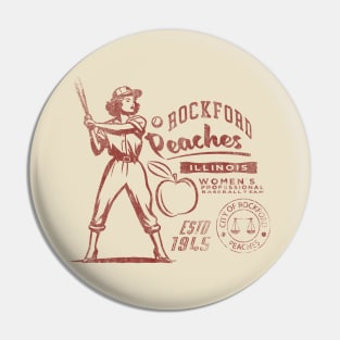 Rockford Peaches Baseball Team 1943 Pin