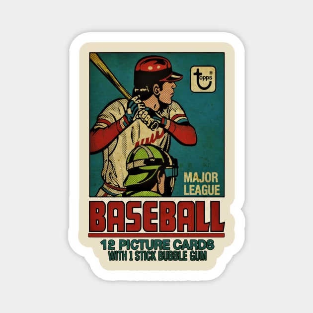 VINTAGE BASEBALL - 12 PICTURE CARDS Magnet by kedaiadon