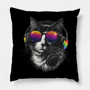 Cat DJ Mix Pillow