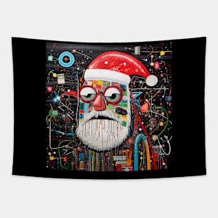 Santa Claus & Cyberpunk 10 Tapestry