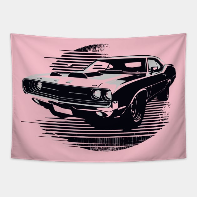 Muscle car Tapestry by DragonDream