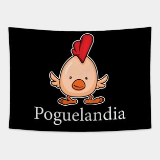 Poguelandia flag Tapestry