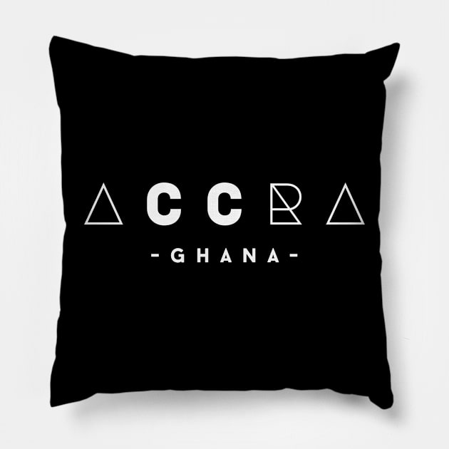 Vibrant Accra: Embrace the Bold Culture Pillow by Wanderlust Clothing Co.