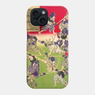 Kendo "Swordsmanship" by Tsukioka Yoshitoshi (月岡芳年) _03 Phone Case