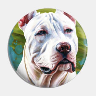 Dogo Argentino Watercolor - Dog Lovers Pin