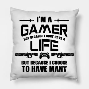 I'm a Gamer! Pillow