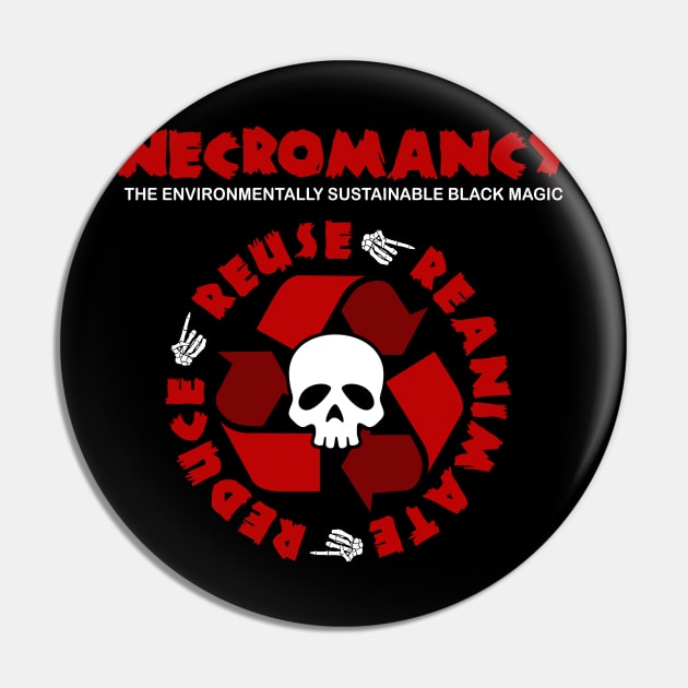 Necromancy Pin by NinthStreetShirts