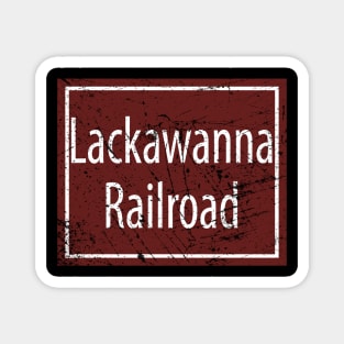 Distressed Lackawanna Railroad Magnet