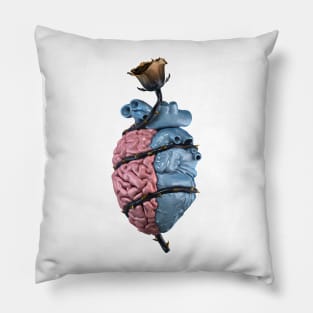 Hearts and Minds Entwined Pillow