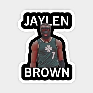 Jaylen Brown Celtics mask Magnet