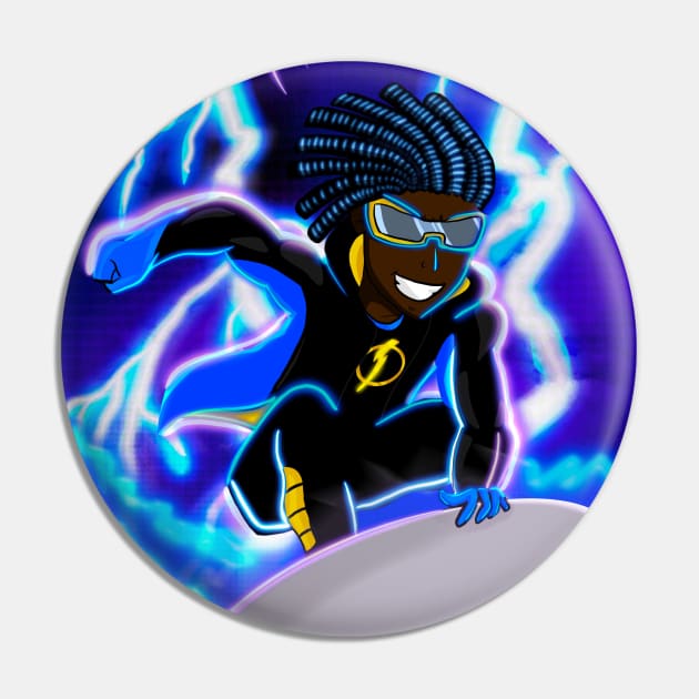 Static Shock Pin by cdisneyfanatic