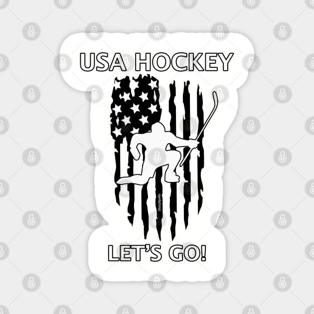 Hockey Pride! Magnet by DizzySpells Designs