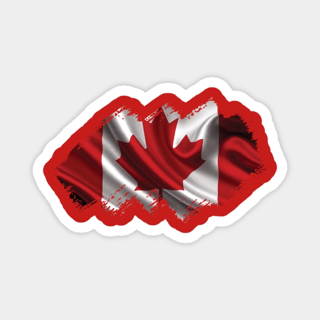 Canadian Flag Magnet by Teemperor