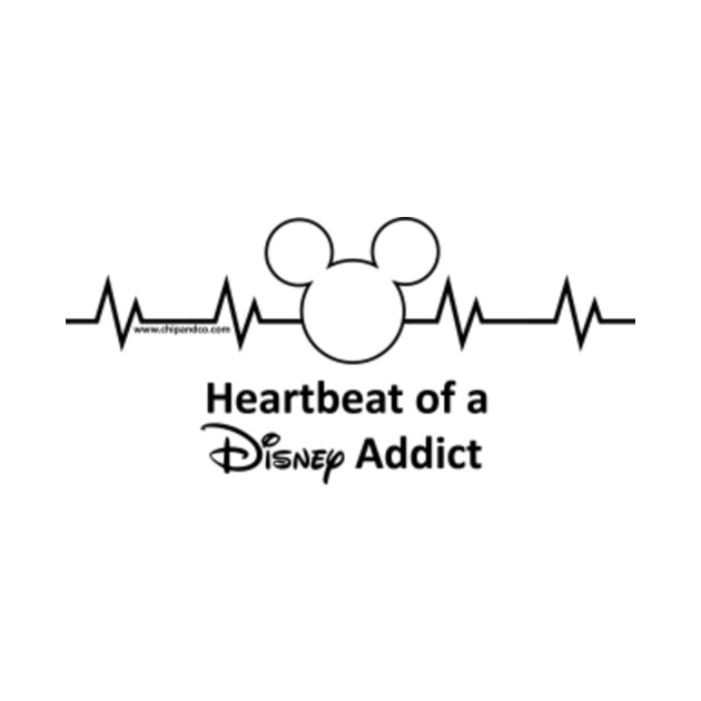 Download Heartbeat of a Disney Addict - Walt Disney - T-Shirt ...