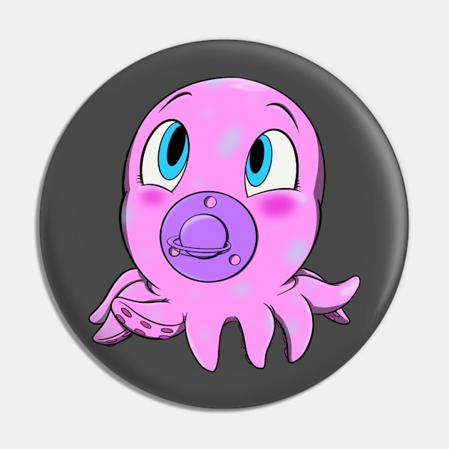 Baby octopus Pin by MumsMerch