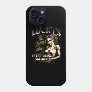 Lucky's After Dark Horror Dive Bar Phone Case