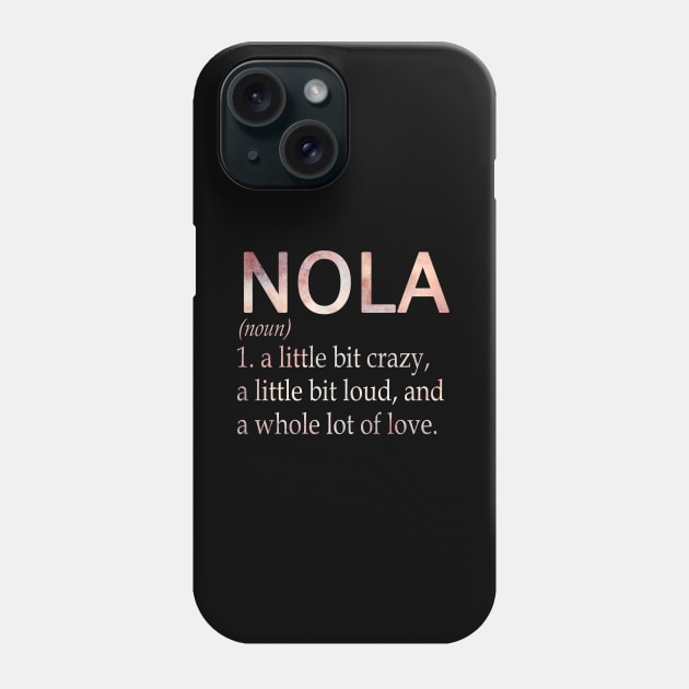 Nola Girl Name Definition Phone Case by ThanhNga